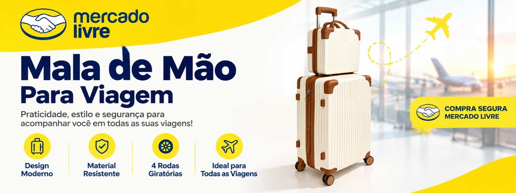 Mala de Mão Para Viagem no Mercado Livre