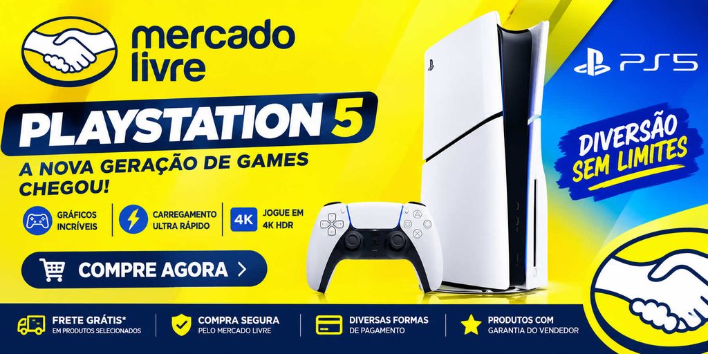 Playstation 5 Slim no Mercado Livre